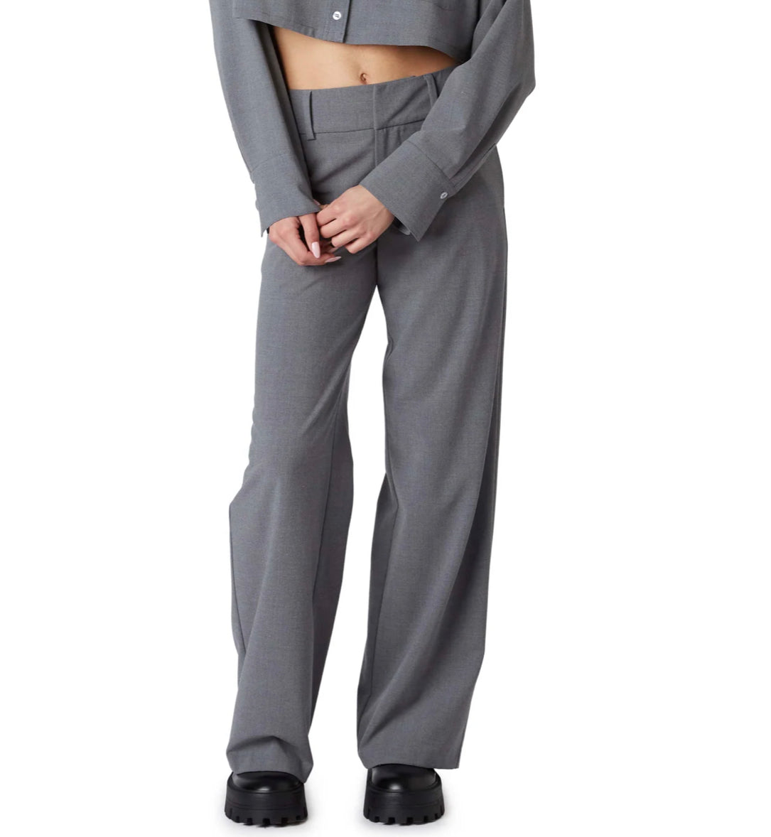 MELTON WIDE SLACKS – GOAT ESSENCE