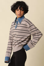 Load image into Gallery viewer, Hadley Striped Layered Sweater