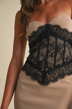 Load image into Gallery viewer, Lace Bustier Gown