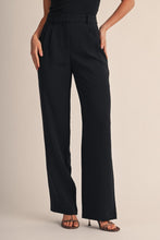 Load image into Gallery viewer, Harper Tailored Wide Leg Pants (BLACK)