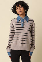 Load image into Gallery viewer, Hadley Striped Layered Sweater