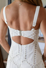 Load image into Gallery viewer, Cutout busier cream maxi dress