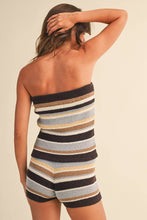 Load image into Gallery viewer, Multi stripe short set
