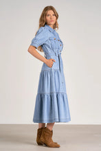Load image into Gallery viewer, Elan Denim Maxi Dress
