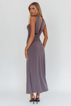 Load image into Gallery viewer, Reverse Halter Maxi Dress