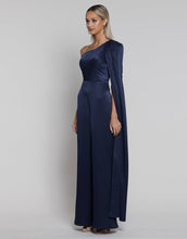 Load image into Gallery viewer, Bariano One Shoulder Drape Jumpsuit