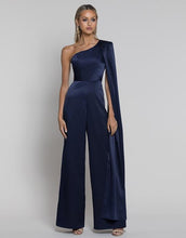 Load image into Gallery viewer, Bariano One Shoulder Drape Jumpsuit