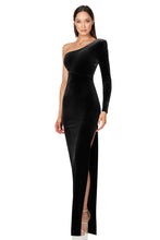 Load image into Gallery viewer, NOOKIE DEJAVU GOWN - BLACK