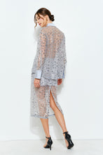 Load image into Gallery viewer, Silver Floral Sequin Set
