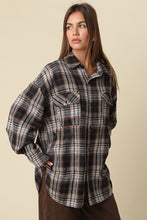 Load image into Gallery viewer, Lola Oversized Plaid Button-up Shirt

