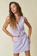 Load image into Gallery viewer, LAVENDER TAILORED VEST
