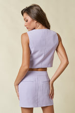 Load image into Gallery viewer, LAVENDER TAILORED VEST
