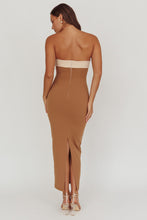 Load image into Gallery viewer, Two Tone Knit Maxi Dress

