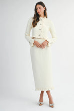 Load image into Gallery viewer, Ruffle Tweed Skirt Set
