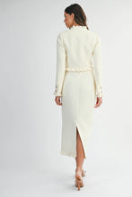 Load image into Gallery viewer, Ruffle Tweed Skirt Set

