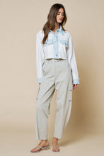 Load image into Gallery viewer, Cropped Denim Outerwear Jacket
