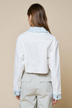 Load image into Gallery viewer, Cropped Denim Outerwear Jacket
