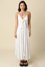 Load image into Gallery viewer, Belle Stripe Front-tie Maxi Dress
