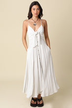 Load image into Gallery viewer, Belle Stripe Front-tie Maxi Dress
