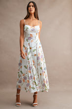 Load image into Gallery viewer, Floral Print Spaghetti Strap Midi Dress
