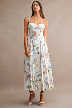 Load image into Gallery viewer, Floral Print Spaghetti Strap Midi Dress
