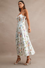 Load image into Gallery viewer, Floral Print Spaghetti Strap Midi Dress
