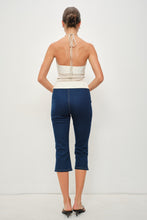 Load image into Gallery viewer, Leda Contrast Satin Halter
