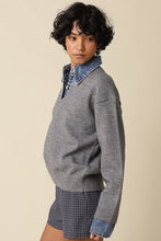 Load image into Gallery viewer, Emely Contrast Knit Sweater
