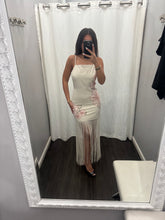 Load image into Gallery viewer, Floral fringe maxi dress
