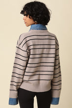 Load image into Gallery viewer, Hadley Striped Layered Sweater
