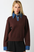 Load image into Gallery viewer, Emely Contrast Knit Sweater
