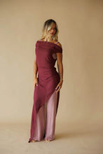 Load image into Gallery viewer, Skylar Rose Sheer Overlay Dress Jumpsuit Set
