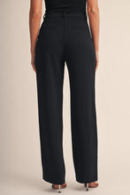 Load image into Gallery viewer, Harper Tailored Wide Leg Pants (BLACK)
