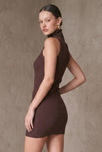 Load image into Gallery viewer, Ribbed Knit Bodycon Sleeveless Mini Dress

