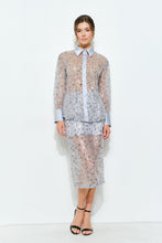 Load image into Gallery viewer, Silver Floral Sequin Set
