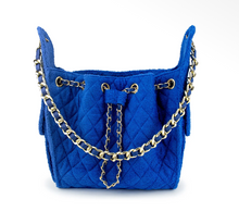 Load image into Gallery viewer, Large beach tote (blue)
