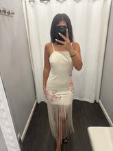 Load image into Gallery viewer, Floral fringe maxi dress
