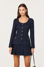 Load image into Gallery viewer, Malorie Mixed Media Mini Dress
