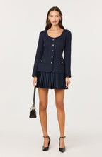 Load image into Gallery viewer, Malorie Mixed Media Mini Dress
