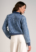 Load image into Gallery viewer, Elan quilted denim bomber
