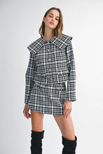 Load image into Gallery viewer, Tweed Peter Pan Skirt Blazer Set
