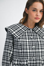 Load image into Gallery viewer, Tweed Peter Pan Skirt Blazer Set
