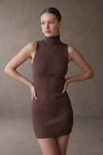 Load image into Gallery viewer, Ribbed Knit Bodycon Sleeveless Mini Dress
