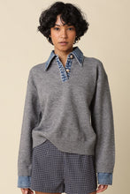 Load image into Gallery viewer, Emely Contrast Knit Sweater

