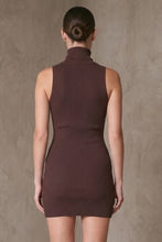 Load image into Gallery viewer, Ribbed Knit Bodycon Sleeveless Mini Dress
