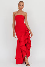Load image into Gallery viewer, Strapless Ruffled Mermaid Dress
