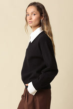Load image into Gallery viewer, Alina Rugby Collar Knit Sweater

