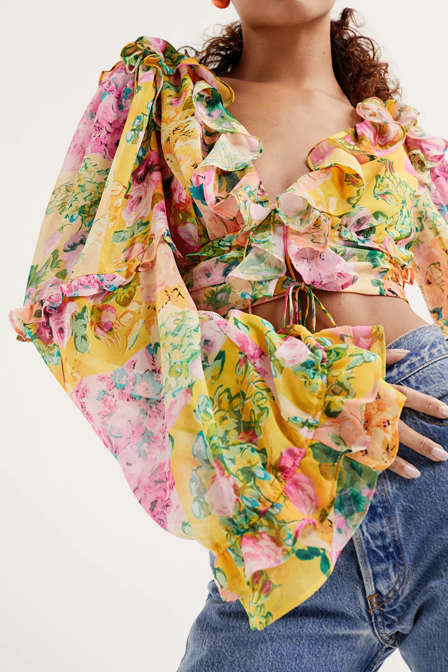 格安saleスタ For Love Clothing Essence – Top Nina Lemons & トップス