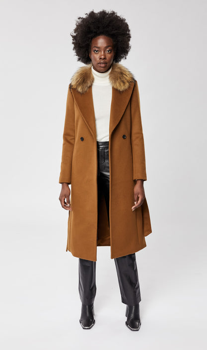 MACKAGE SIENNA ウール - カシミヤコート Mackage Sienna Wool Coat – Essence Clothing