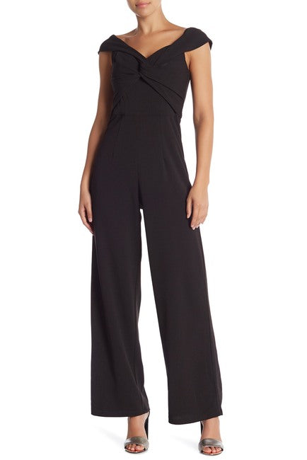 Bariano Black Wide Leg Romper – Essence Clothing